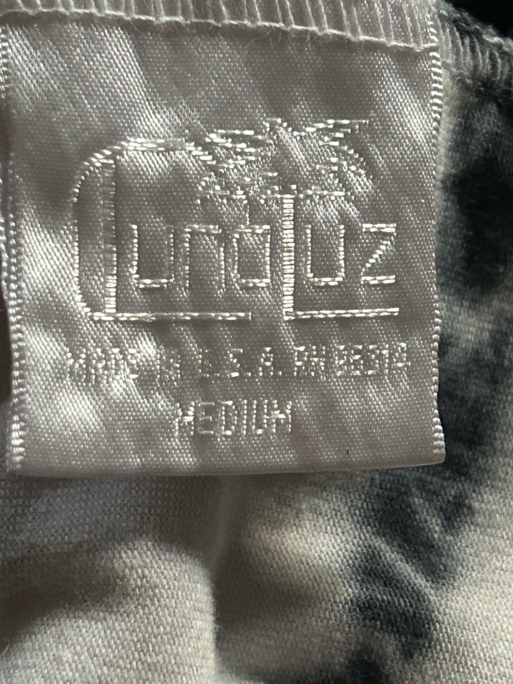 Vintage Luna Luz 90's Tie Dye Dress Cotton Black White Size Medium - Picture 6 of 8